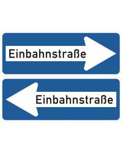 Verkehrszeichen 220-40 Einbahnstraße doppelseitig nach StVO