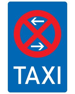 Verkehrszeichen 229-30 Taxenstand – Mitte – Aufstellung rechts nach StVO