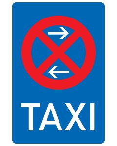 Verkehrszeichen 229-31 Taxenstand Mitte links nach StVO