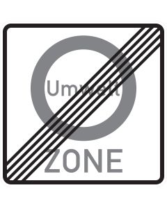 Verkehrszeichen 270.2 Ende einer Umweltzone nach StVO