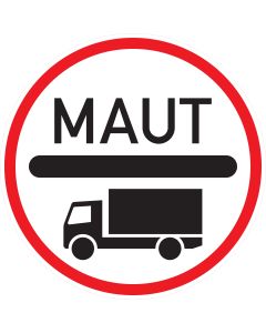 Verkehrszeichen 390 – Mautpflicht nach dem Bundesfernstraßenmautgesetz gemäß StVO