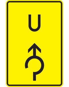 Verkehrszeichen Nr. 455.1-31 – Ankündigung oder Fortsetzung der Umleitung im Kreisverkehr geradeaus nach StVO
