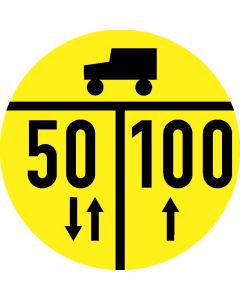 Verkehrszeichen Nr. BR 4 Militärische Tragfähigkeitszeichen an Brücken