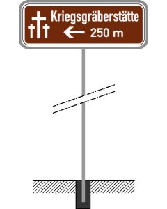 Rohrständer für Schildtypen 386 und 386.1 aus feuerverzinktem Stahl – variable Rohrdurchmesser