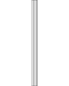 Zeichnung OM Mast Typ B1 zur sicheren Aufstellung von Beschilderungssystemen im Boden.