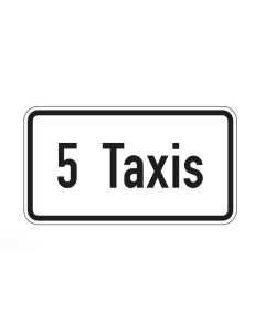 Verkehrszeichen Nr. 1050-31 ... Taxis
