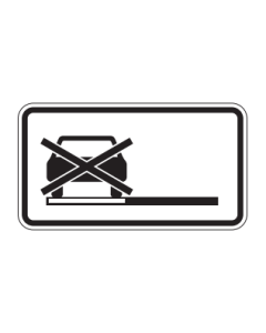 Verkehrszeichen Nr. 1060-34 Halteverbot auch auf dem Seitenstreifen - links