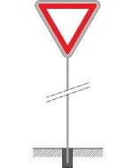 Rohrständer aus feuerverzinktem Stahl für Schildtyp 205 – variable Rohrdurchmesser