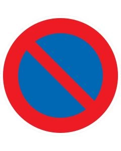 Selbstklebendes Verkehrszeichen VZ.-Nr. 286