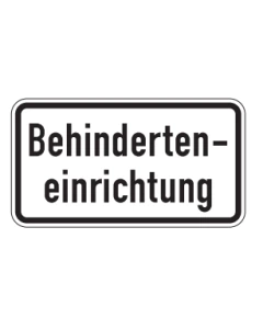 Verkehrszeichen Nr. 1012-57 Behinderteneinrichtung