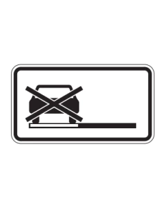 Verkehrszeichen Nr. 1060-34 Halteverbot auch auf dem Seitenstreifen - links